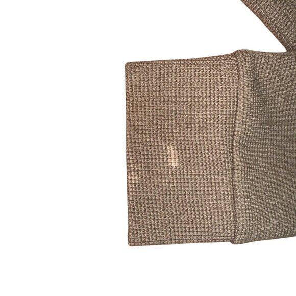 Express Waffle Knit Hoodie Set Tan & Gray Size L - Picture 7 of 11